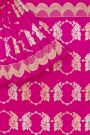 Banarasi Silk All Over Hot Pink Saree