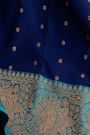 Banarasi Royal Blue Silk Saree