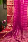 Venkatagiri Silk Zari Lines Pink Saree