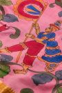 Kanchi Silk Digital Print Pink Saree
