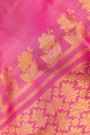 Venkatagiri Silk Peach Pink Saree