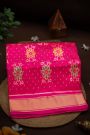 Patola Silk Blush Pink Saree