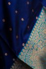 Banarasi Royal Blue Silk Saree