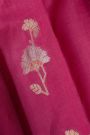 Matka Silk Banarasi Pink Saree