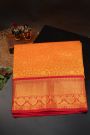 Coimbatore Soft Silk Rust Orange Saree