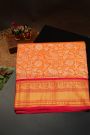 Coimbatore Soft Silk Saffron Saree