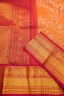 Coimbatore Soft Silk Saffron Saree