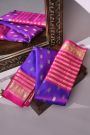 Venkatagiri Silk Purple Saree
