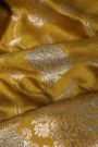 Matka Banarasi Silk Yellow Saree