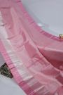 Kanchipuram Silk Baby Pink Saree