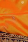 Narayanpet Silk Orange Saree