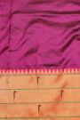 Gadwal Purple Silk Saree