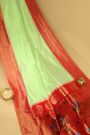 Gadwal Light Green Silk Saree