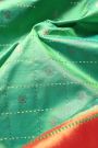 Gadwal Sea Green Silk Saree