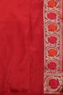 Banarasi Silk Red Saree