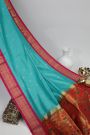 Paithani Silk Light Blue Saree