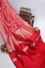 Banarasi Silk Red Saree