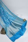 Banarasi Silk Aqua Blue Saree