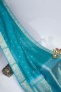 Venkatagiri Silk Teal Blue Saree