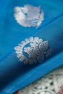 Venkatagiri Silk Blue Saree