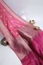 Banarasi Silk Light Pink Saree