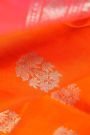 Venkatagiri Silk Orange Saree