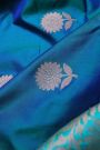 Banarasi Silk Teal Blue Saree