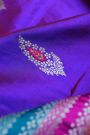 Banarasi Silk Purple Saree