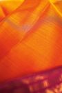 Kanchipuram Silk Orange Saree