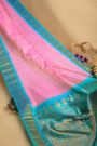 Gadwal Silk Light Pink Saree