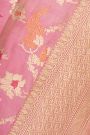 Banarasi Silk Jaal Blush Pink Saree