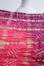 Bandhani Silk Multicolour Saree