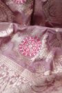 Banarasi Silk Onion Pink Saree