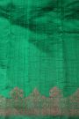 Banarasi Matka Silk Lime Green Saree